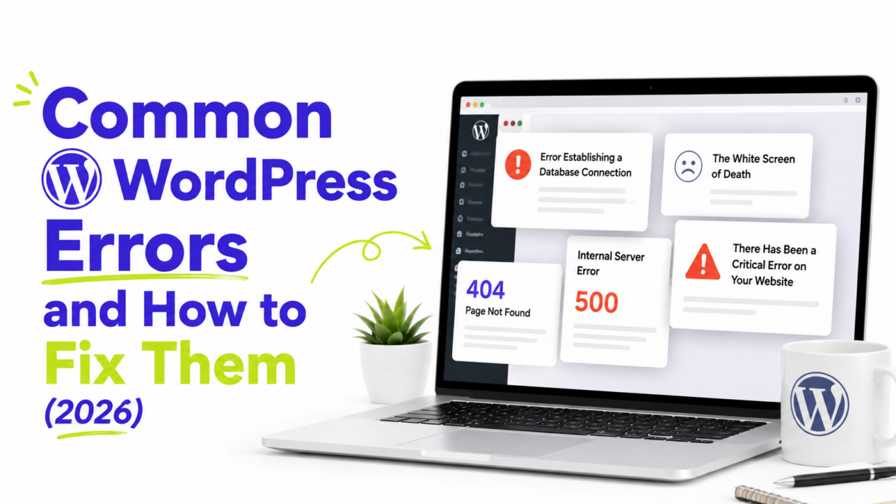 Common WordPress Errors and How to Fix Them (2026)