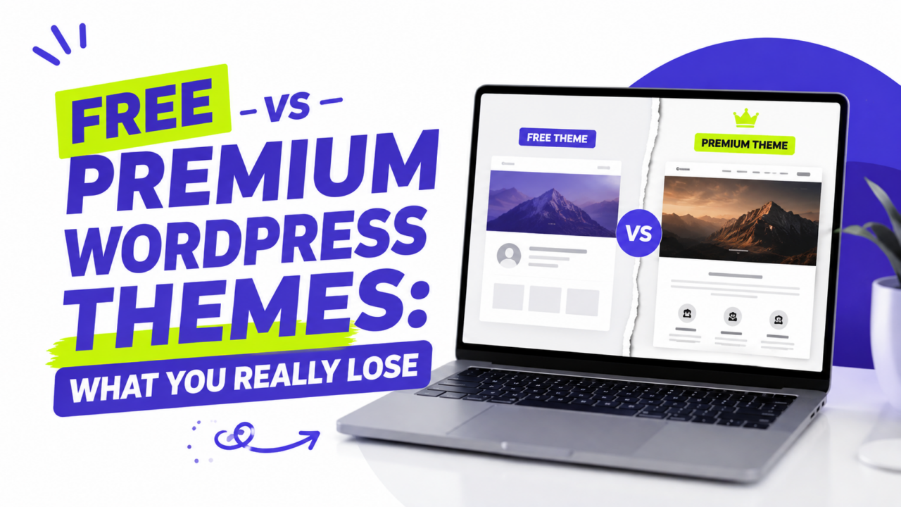 Free vs Premium WordPress Themes: What You Really Lose
