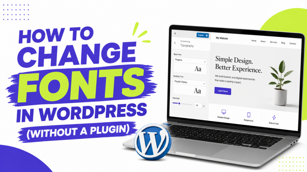 How to Change Fonts in WordPress (Without a Plugin)