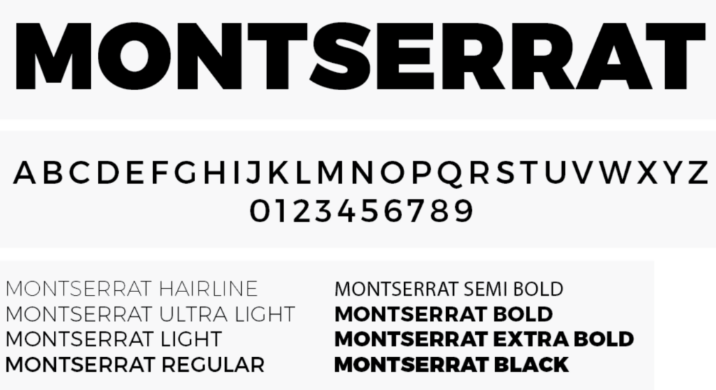 montserrat font